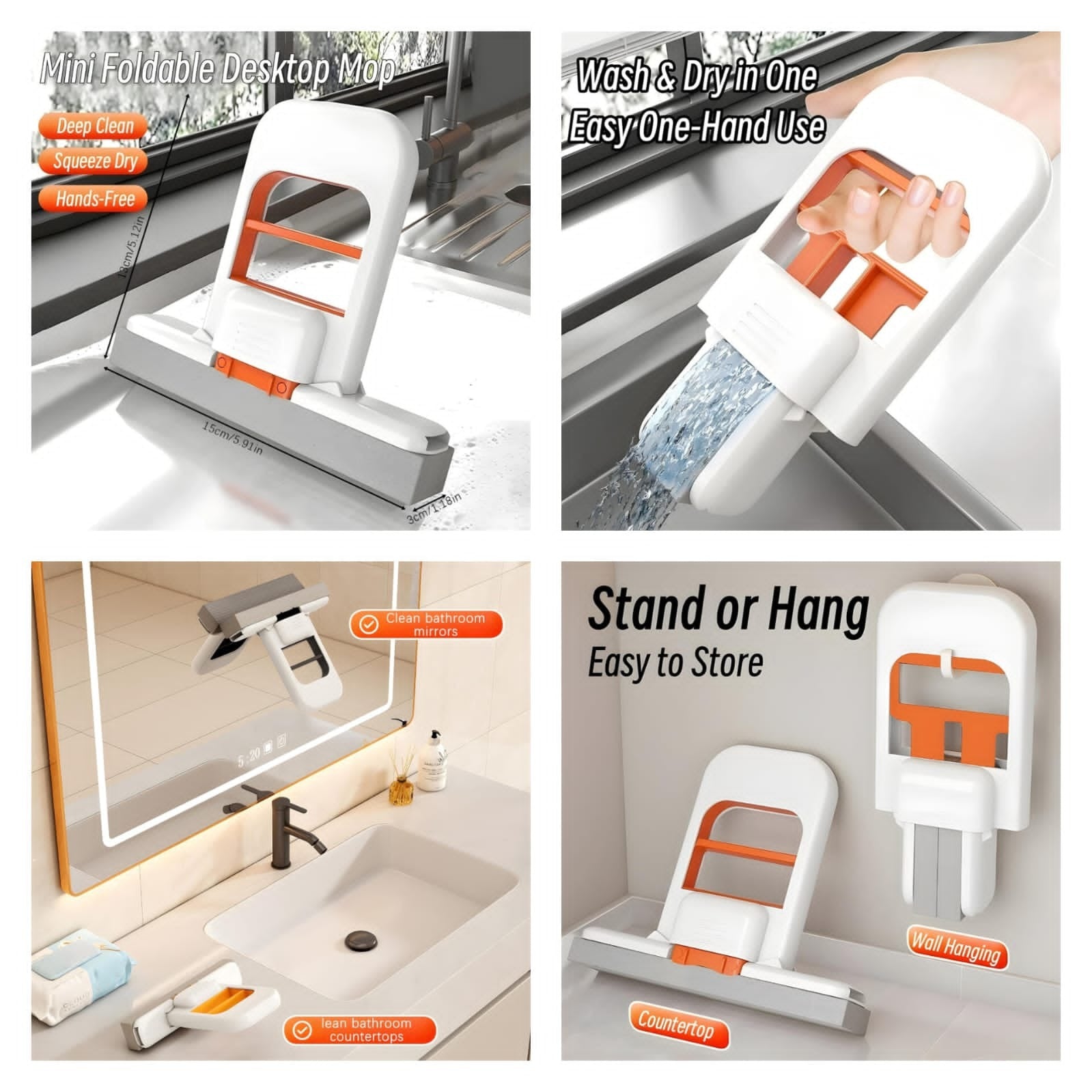 Foldable Mini Mop | | Limited offer | Free Shipping